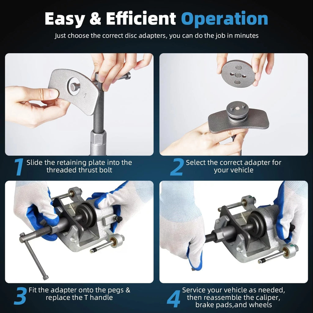 35pcs Disc Brake Caliper Tool Kit for Universal Vehicles