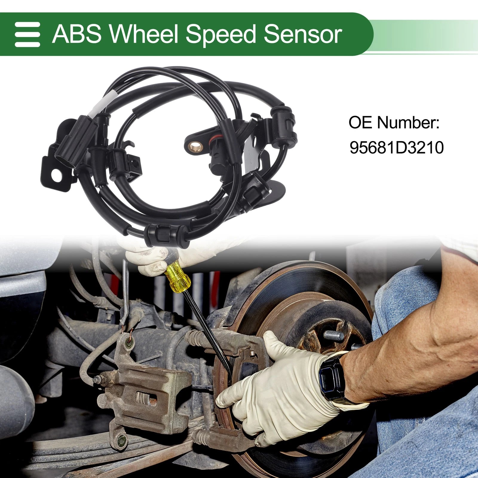 ABS Wheel Speed Sensor Replacement for Hyundai Tucson 4WD (2016–2021)