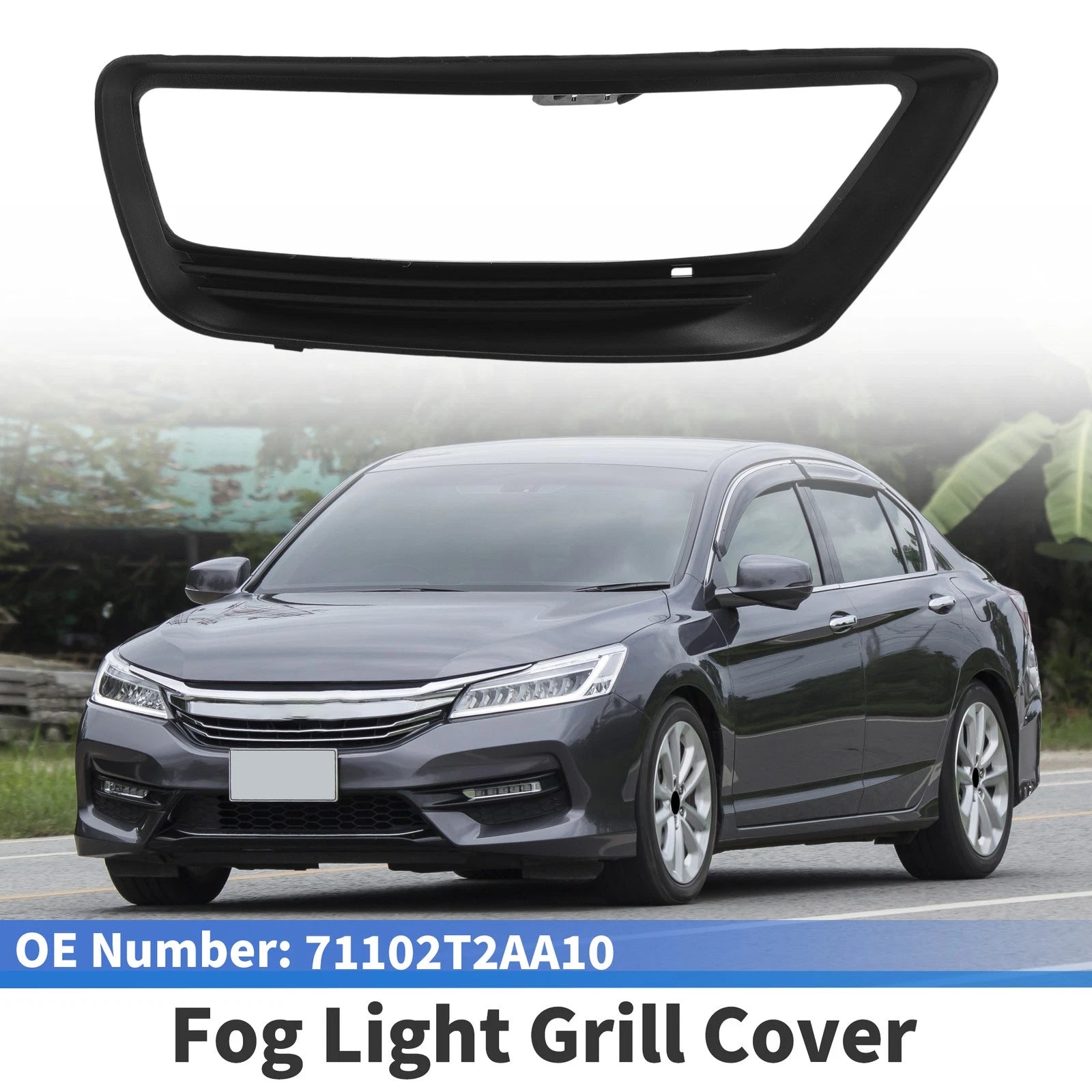 Front Right Fog Light Grill Replacement for Honda Accord (2013–2015)