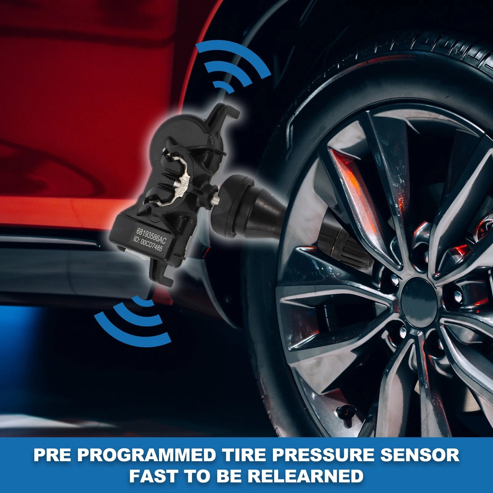 Tire Pressure Sensor OEM Replacement for Jeep Renegade (2015–2016)