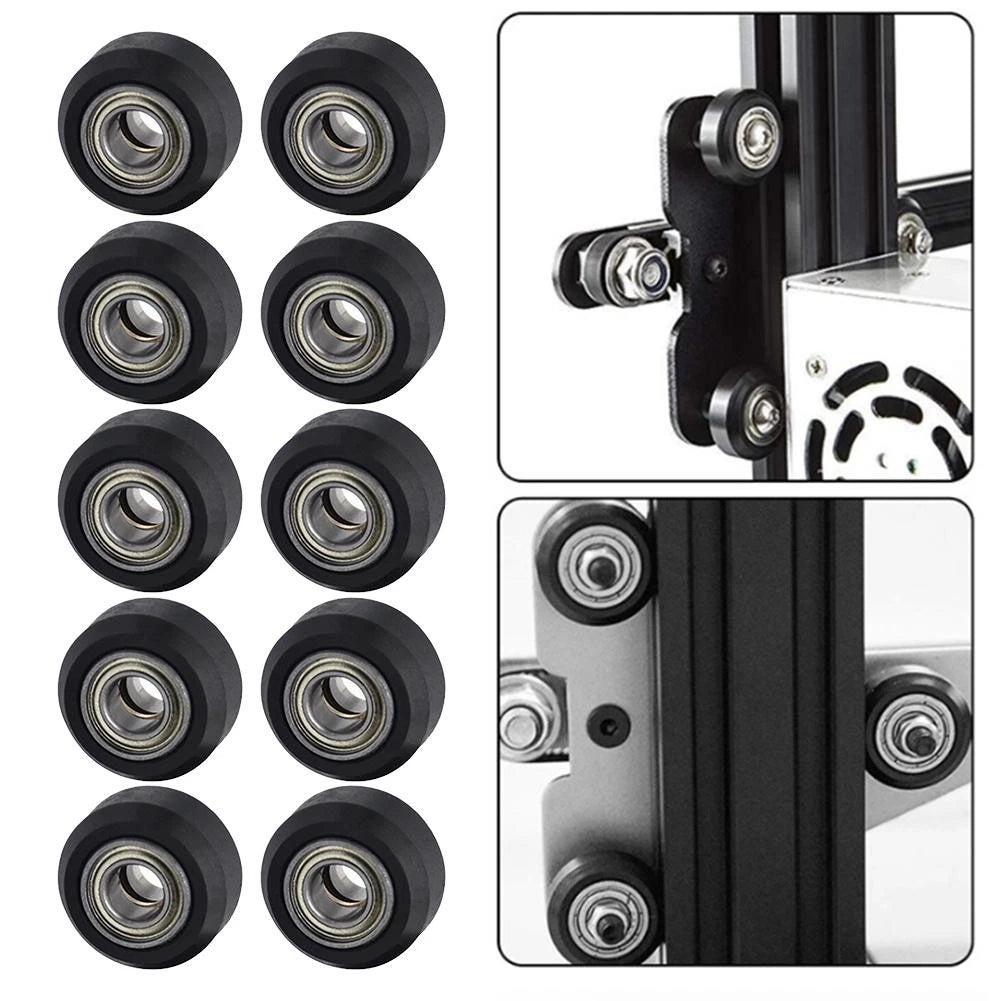 10Pc Linear Bearings for 3D Printer Wheel (Compatible with )