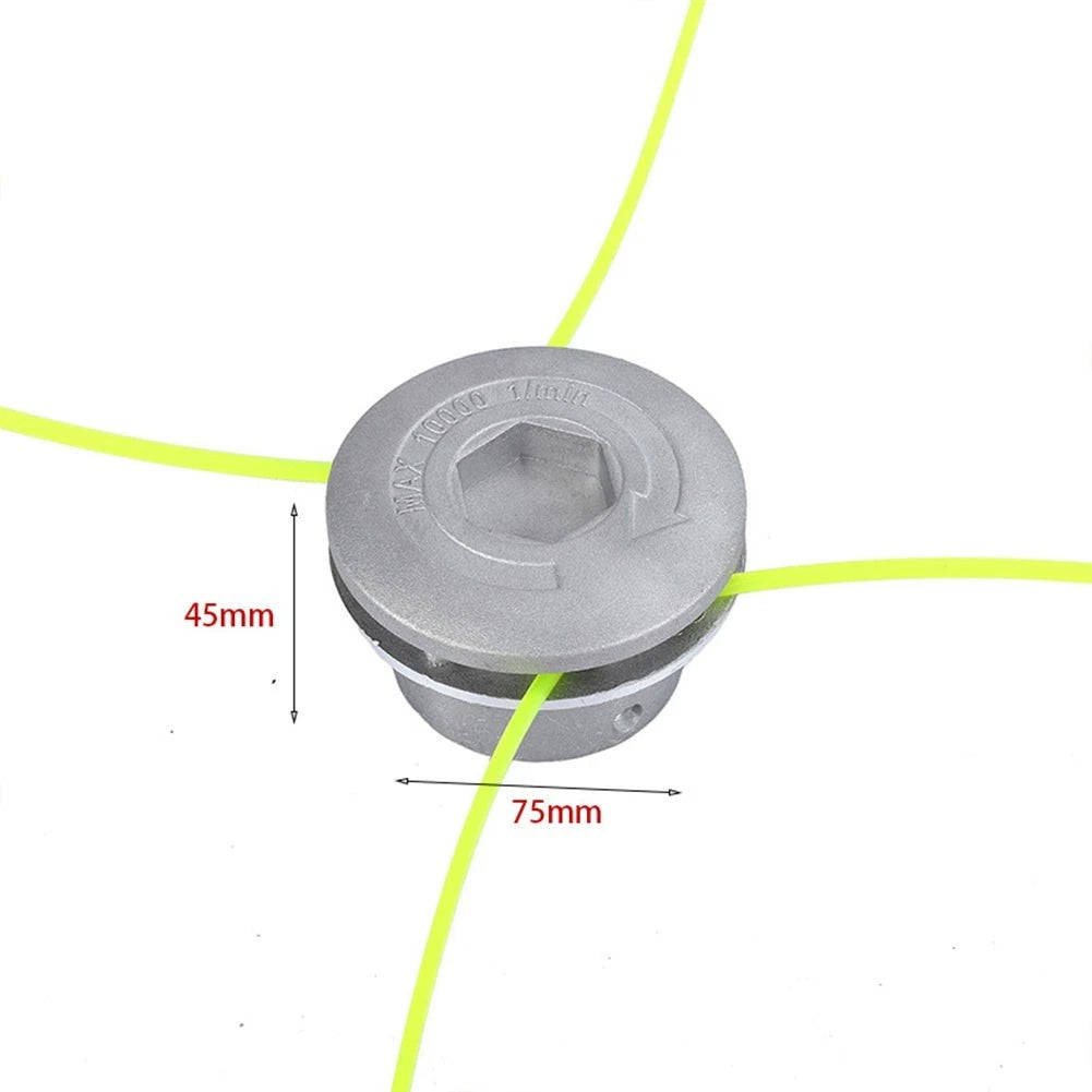 Aluminum Grass Trimmer Head with Bump Spool for Lawn Maintenance Tools