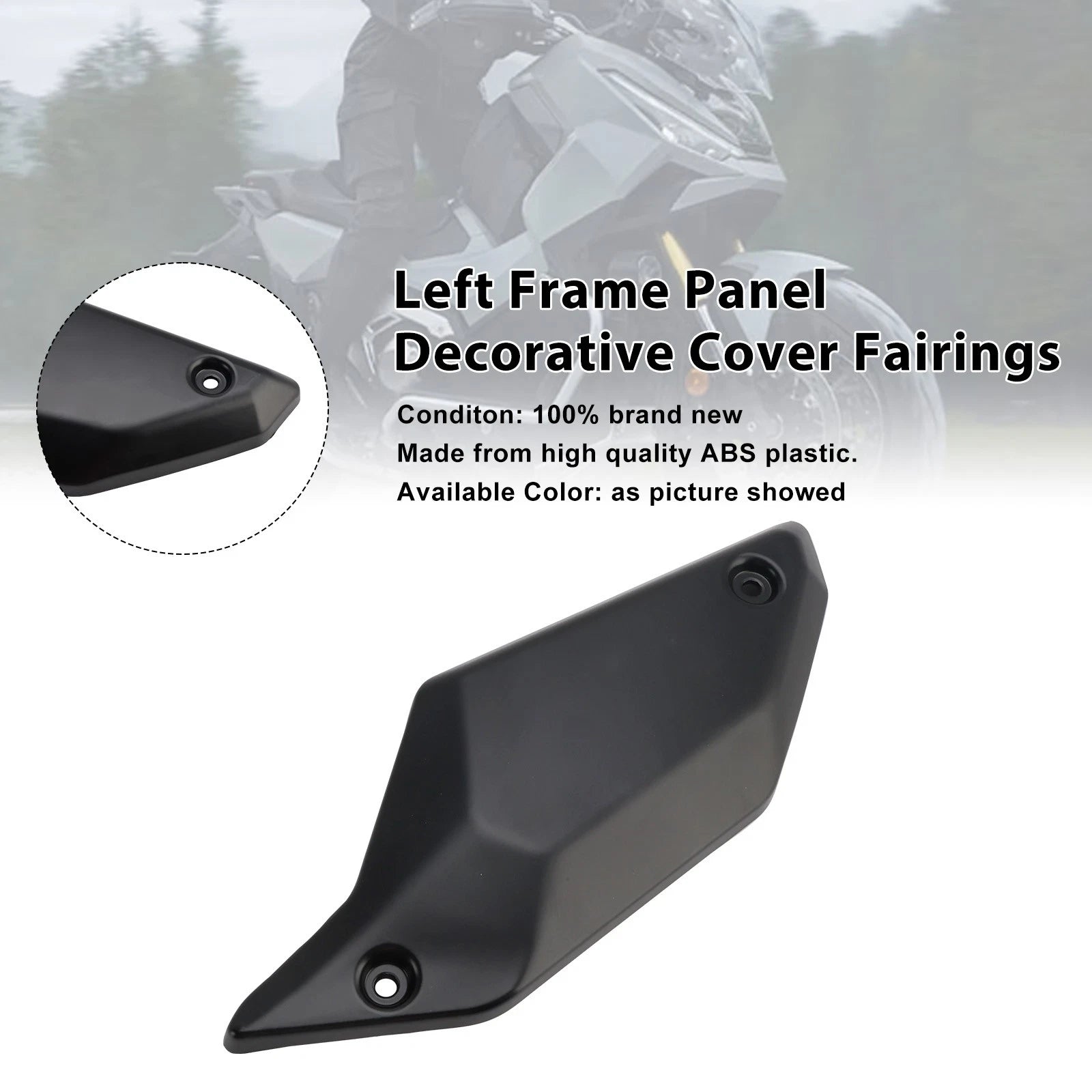 Left Frame Panel Decorative Cover for Honda X-ADV 750 (2021–2025) Black