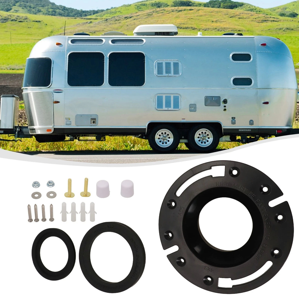 Comprehensive RV Toilet Flange and Seal Replacement Kit for Model For 300310320