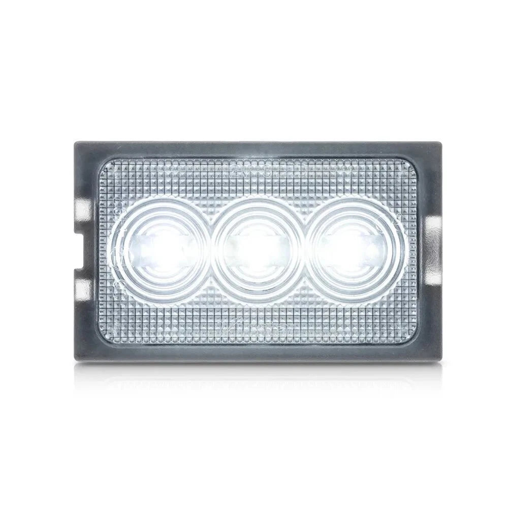 2X White LED License Plate Light for Land Rover LR2/LR3/LR4/RRS (2007–2016)
