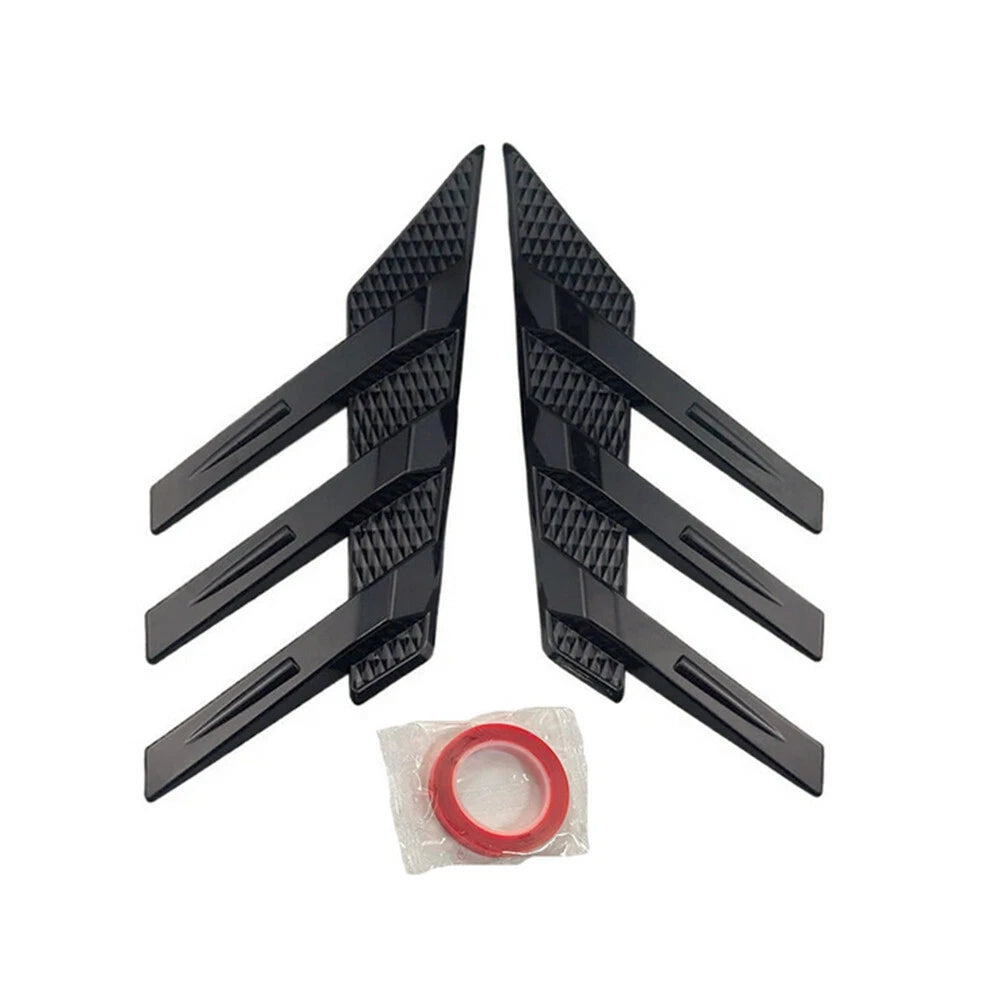 Universal Rear Windshield Sticker Side Spoiler Trim