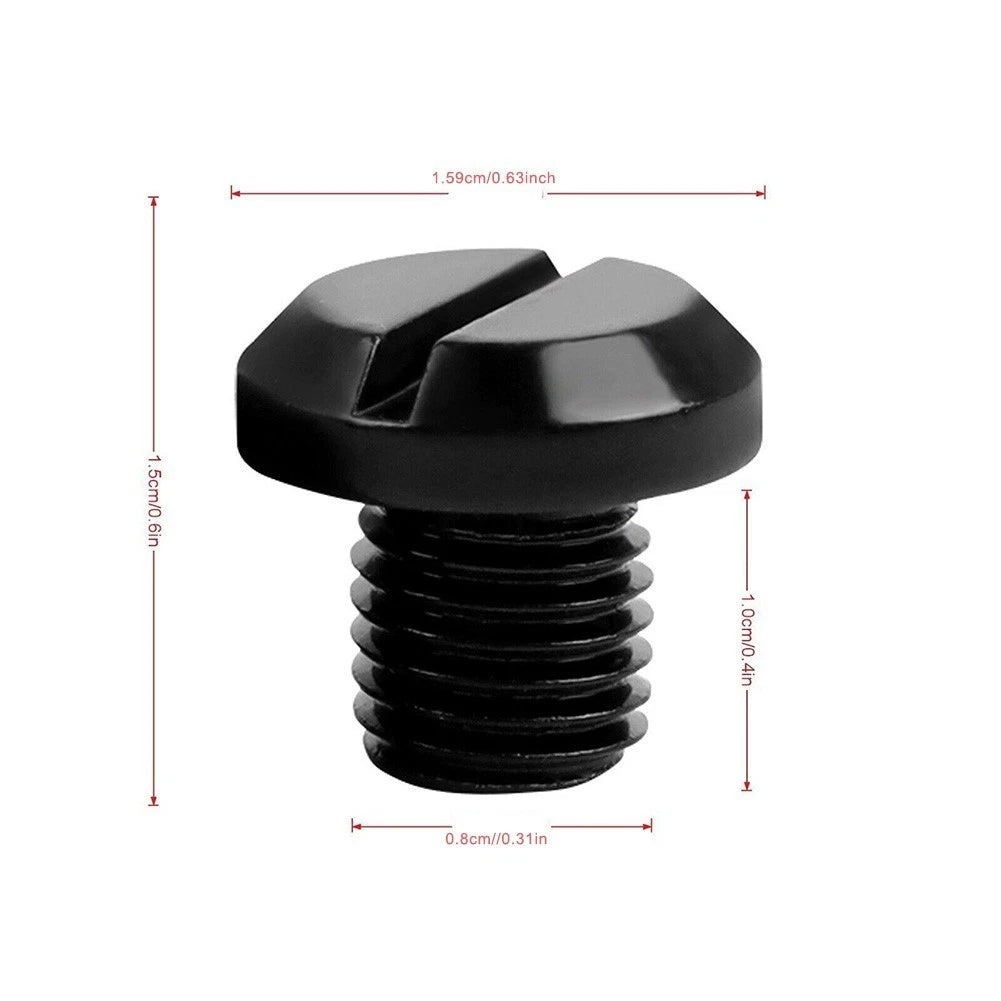 4 PCS Motorcycle Mirror Hole Screws Bolts Cover Cap Aluminum