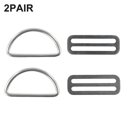 D Ring 1/2" Set of 2 for Scuba Diving