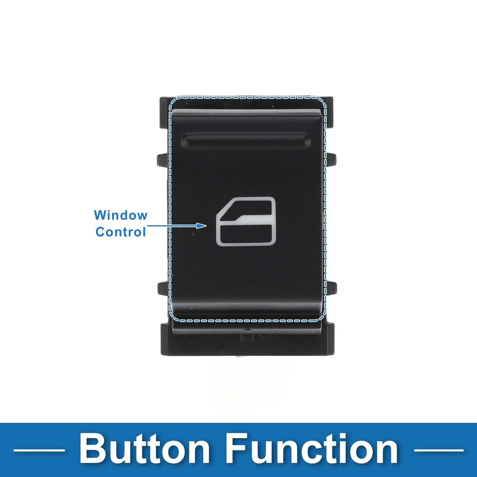 Passenger Side Power Window Switch for Volkswagen Tiguan Jetta Passat (2018–2021)
