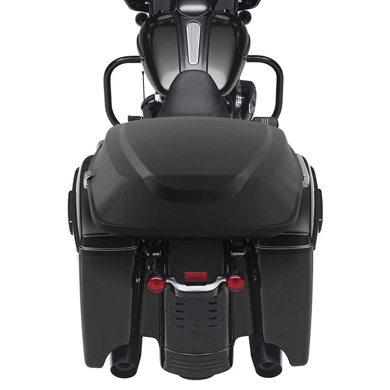 Matte Black Razor Trunk for Harley Street Road Glide (2014–2024)