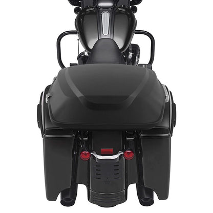 Matte Black Razor Trunk for Harley Street Road Glide (2014–2024)