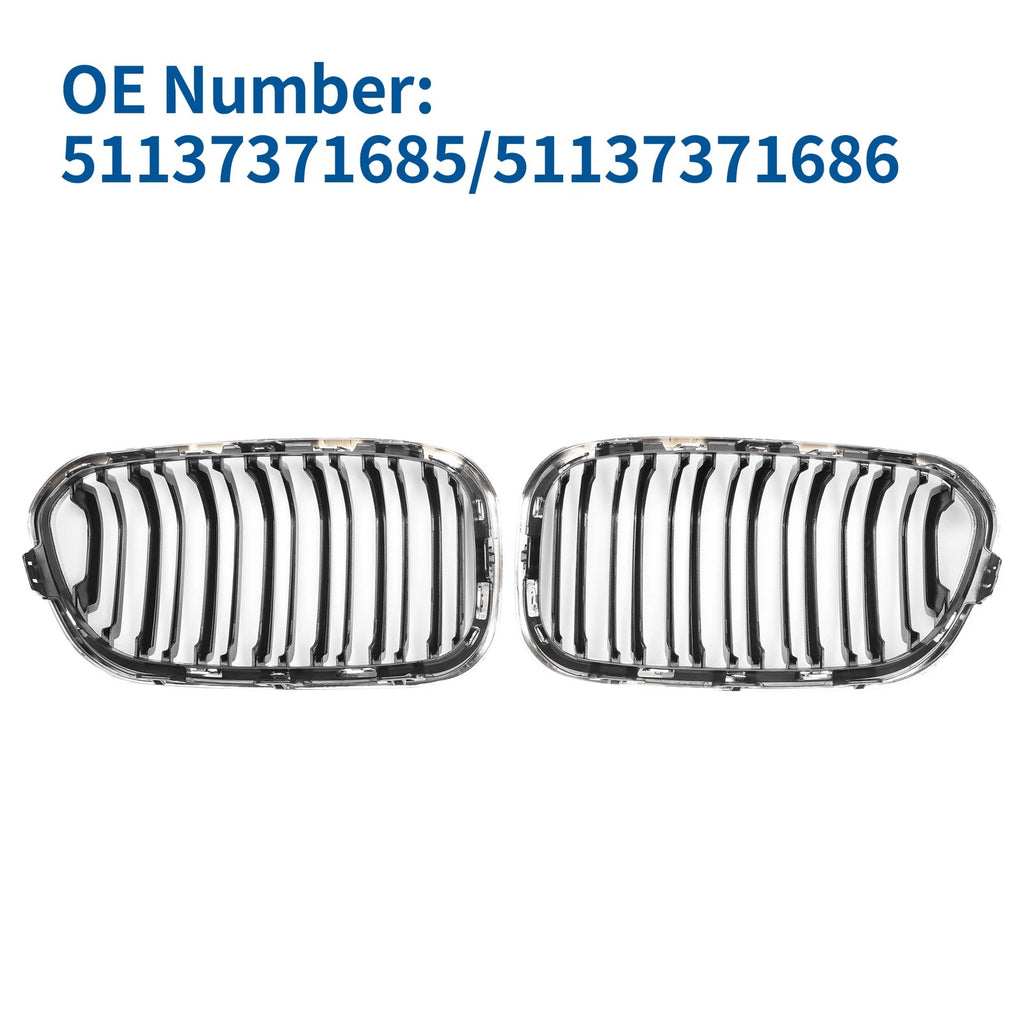 Front Upper Bumper Grille Grill Replacement for BMW 1 Series F20 (2011–2019)