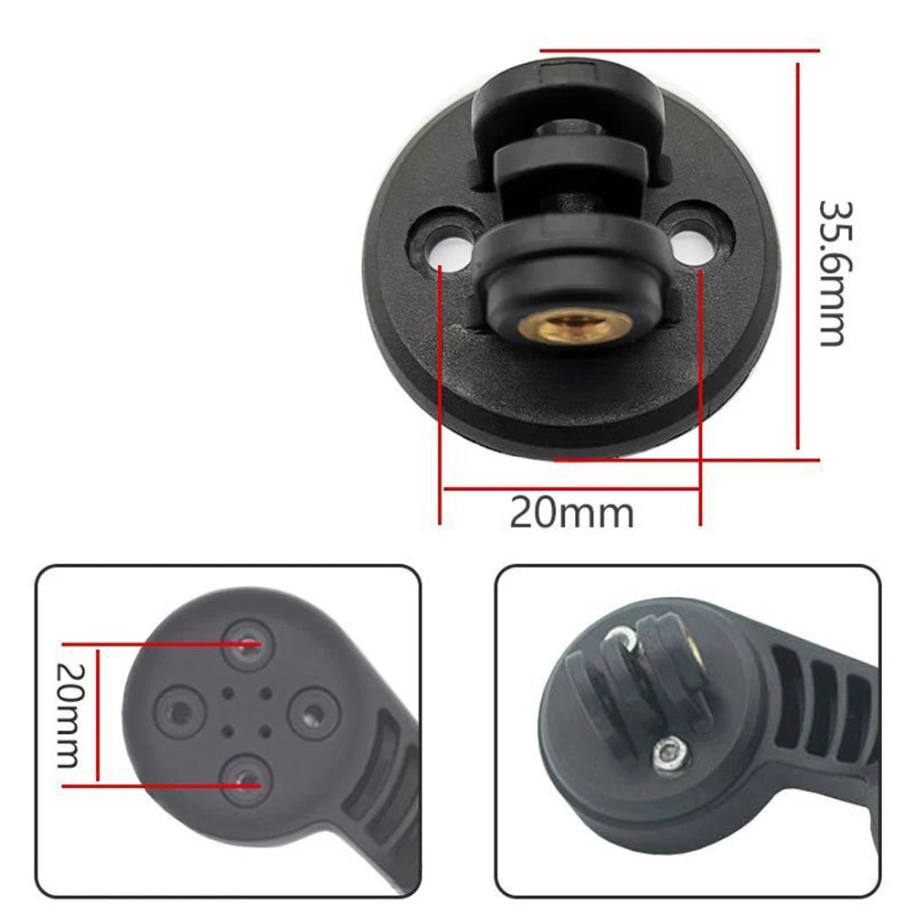 Handlebar Mount for Bicycle Computer-Camera Adapter