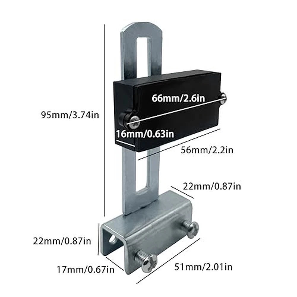2X Metal Limit Switch Brackets for Sliding Door Openers