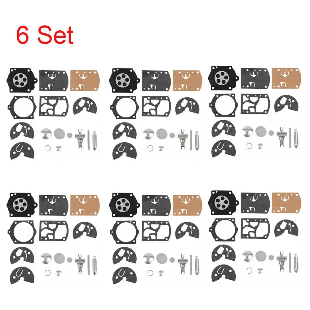 Set of 6 Chainsaw Carburetor Repair Kits K10-WB for Homelite 650 750