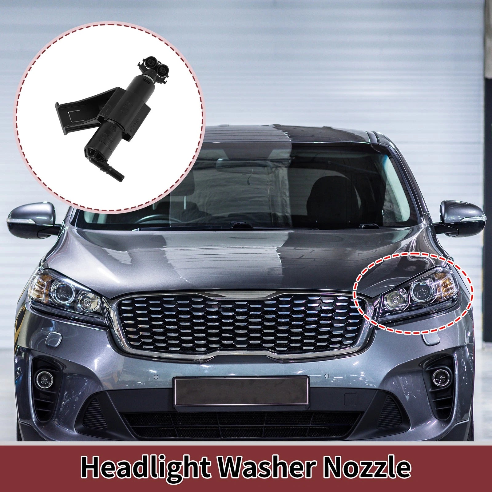 Front Driver Side Headlight Washer Nozzle for Ford Kuga MK2 (2012–2015)