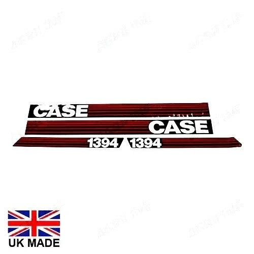 Replacement Bonnet Decal Set for David Brown 1394 Tractor (1970–1975)