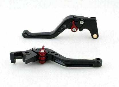Short Brake Clutch Levers for Yamaha MT-01 (2004–2009), V-MAX (2009–2014) T9 Black