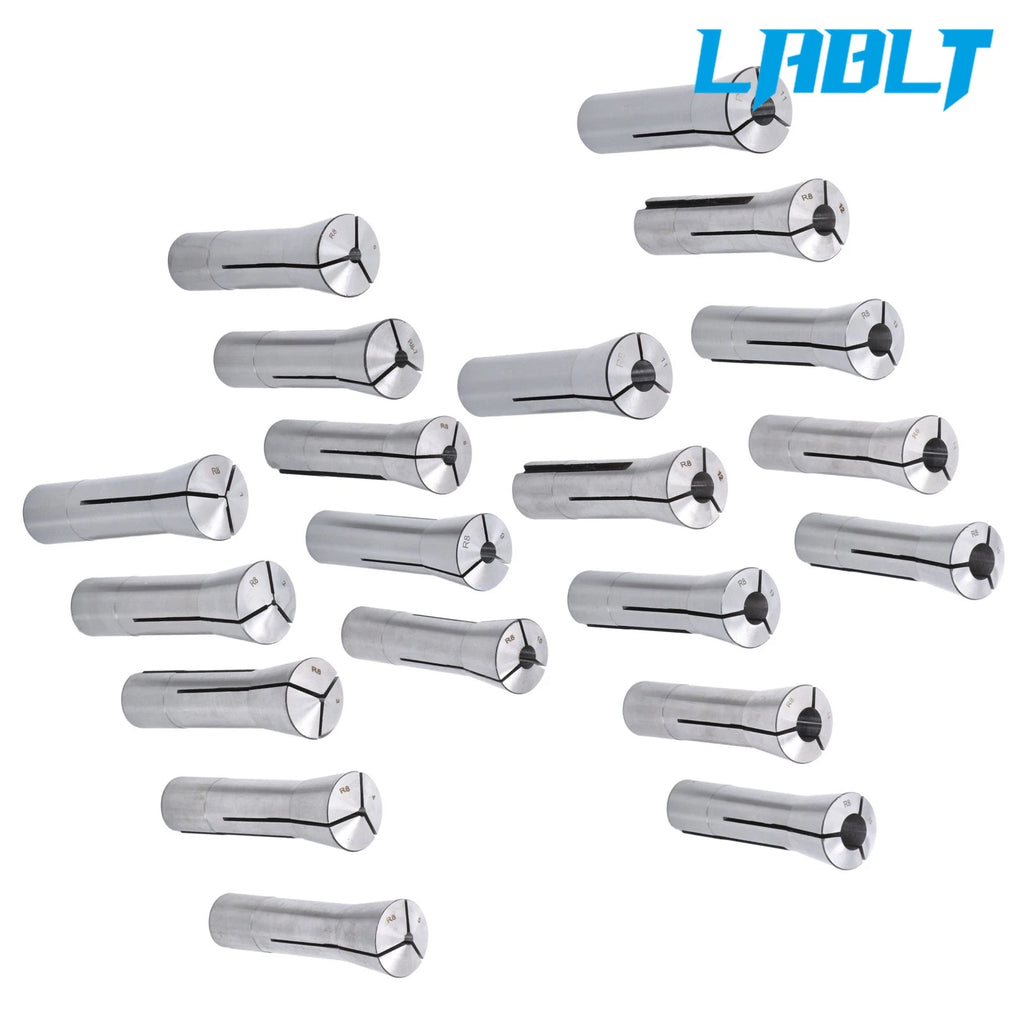 20 Pcs Metric R8 Collet Set for