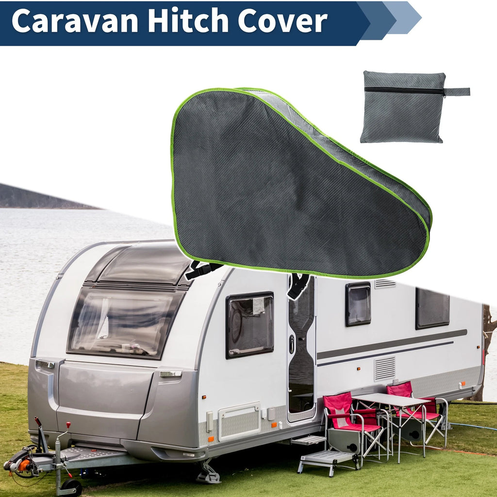 Caravan Hitch Cover Waterproof Trailer Jack Cover for Caravan (1990–2020)