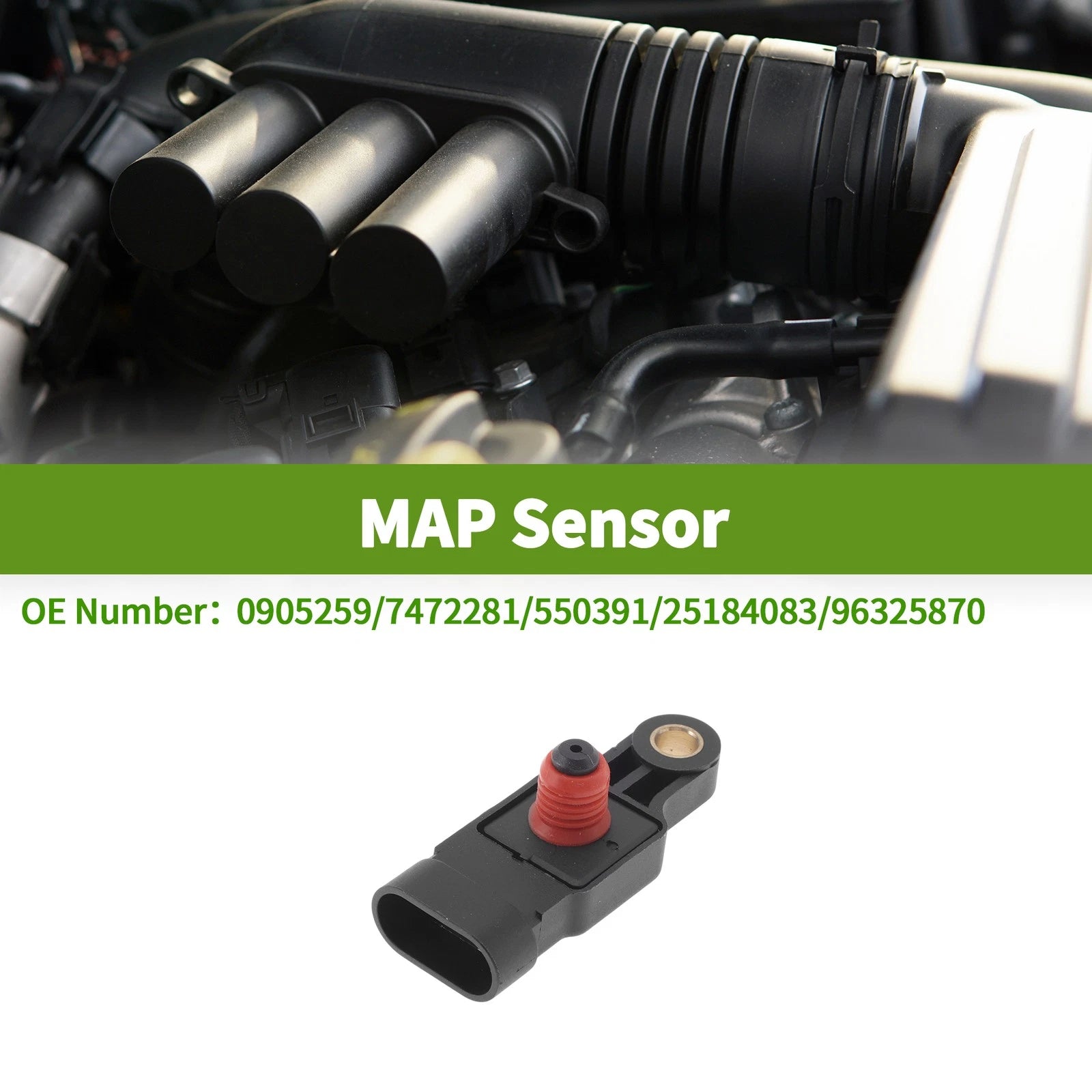 Manifold Absolute Pressure MAP Sensor Replacement for Chevrolet Kalos (2004–2012)