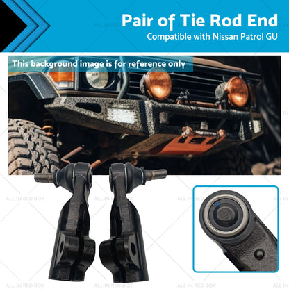 2X Tie Rod End for Nissan Patrol GU Y61 (2003-On)