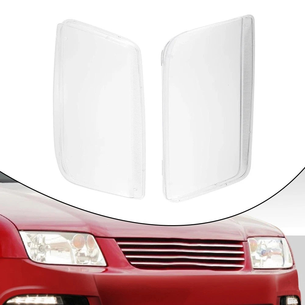Set of 2 Headlamp Lens Covers for VW Bora Jetta MK4 (1999–2005)