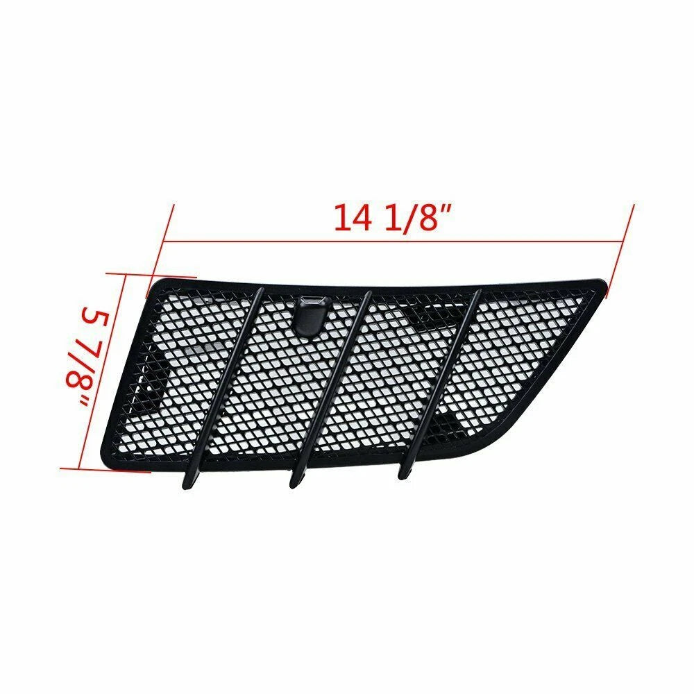 Set of 2 Hood Air Vent Grille Covers for Mercedes Benz W164 GL ML Class (2006–2011)