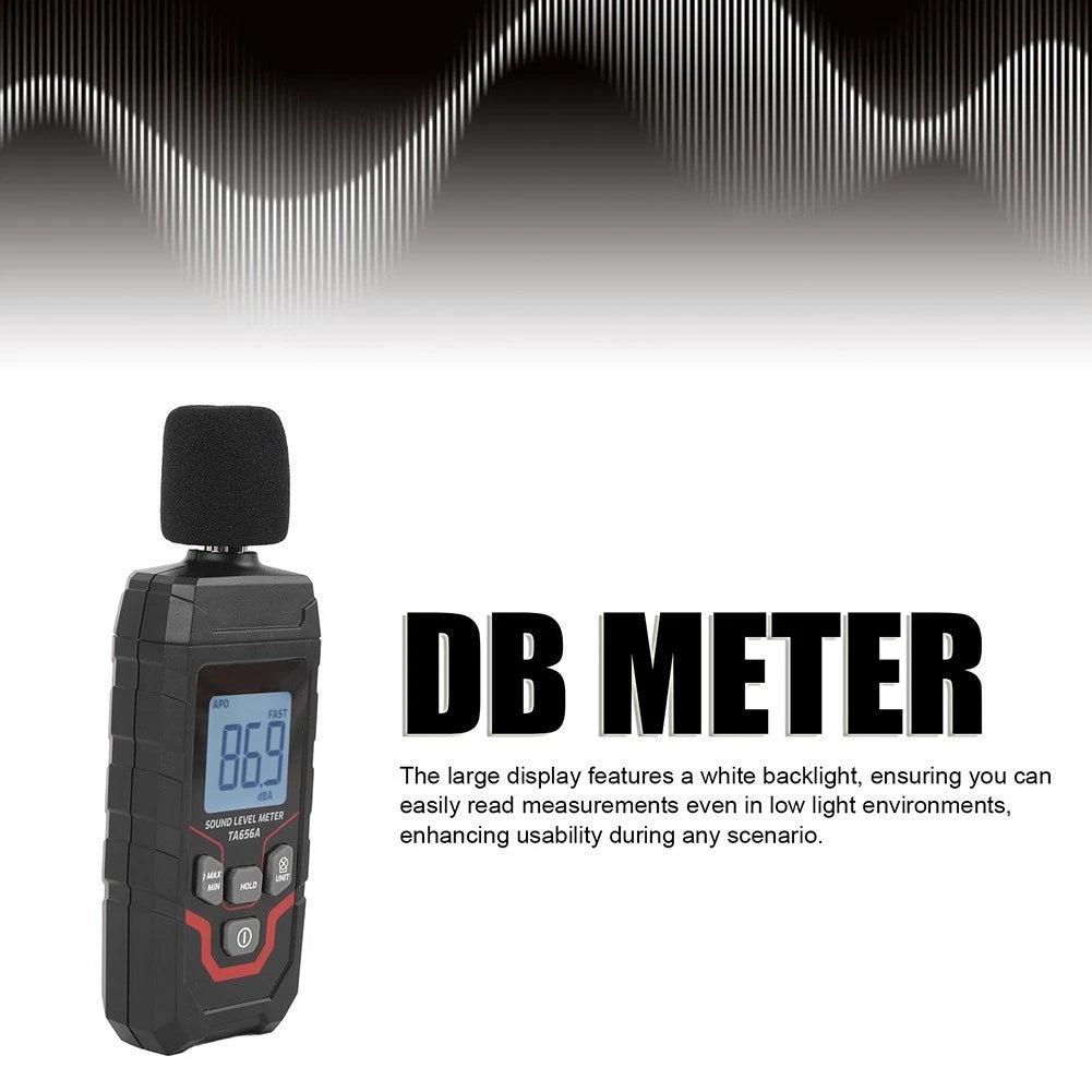 Sound Level Analyzer for Home School Lab Use (30-130 dB Measurement Range)