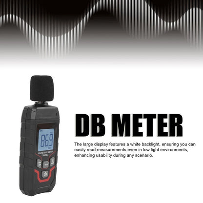 Sound Level Analyzer for Home School Lab Use (30-130 dB Measurement Range)