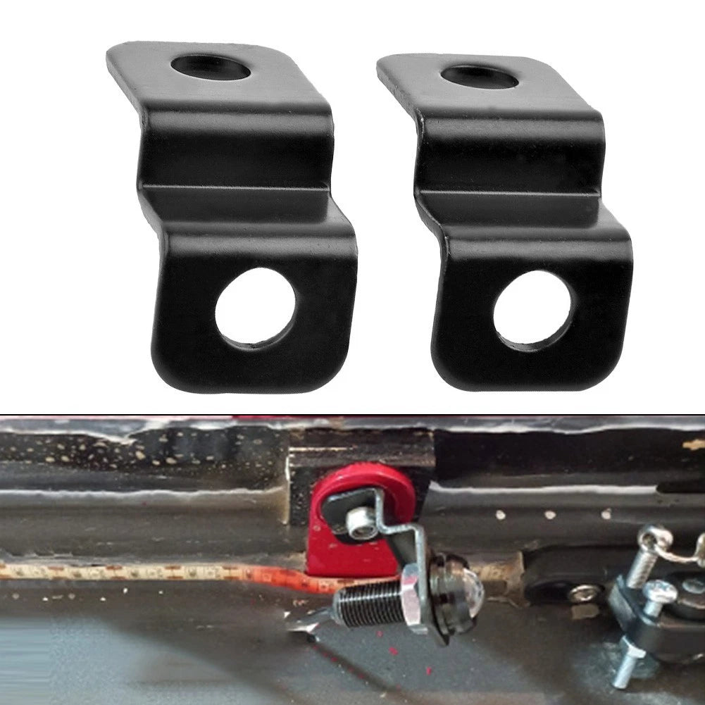 2X Metal Light Bracket for Motorcycle Turn Signals Fork Clamp