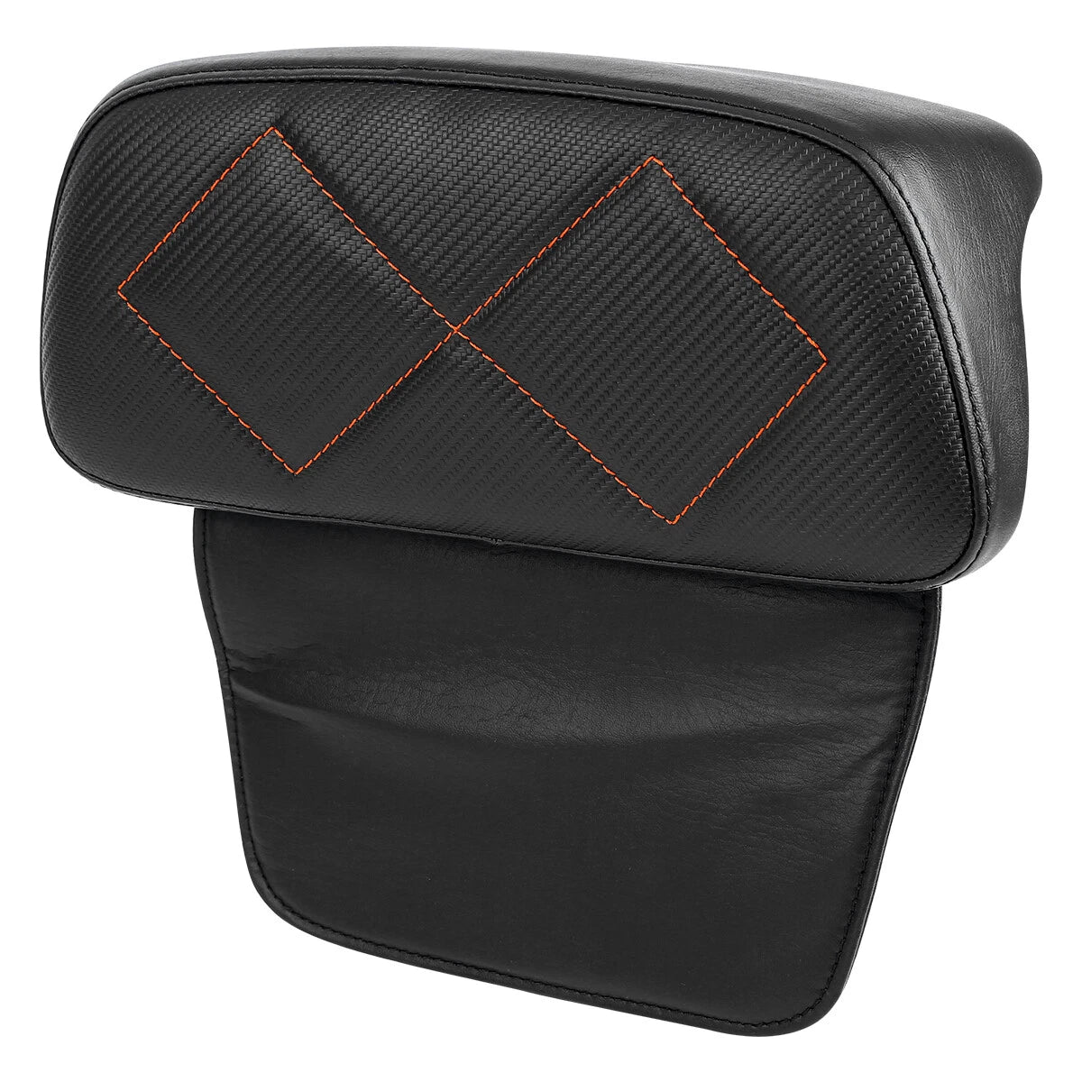 Black Rear Passenger Backrest for Harley Touring, Road Glide (2014–2023)