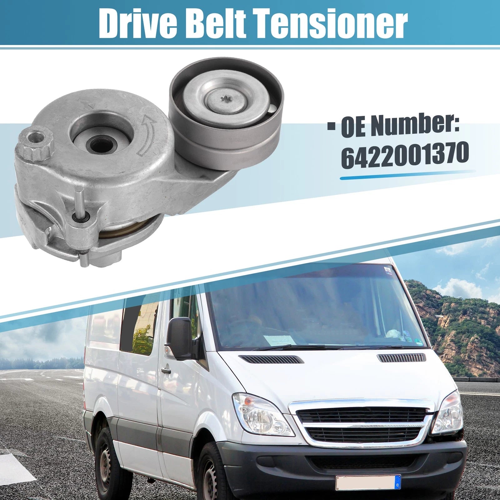 Belt Tensioner Pulley Assembly for Dodge Sprinter 2500 (2007–2009)