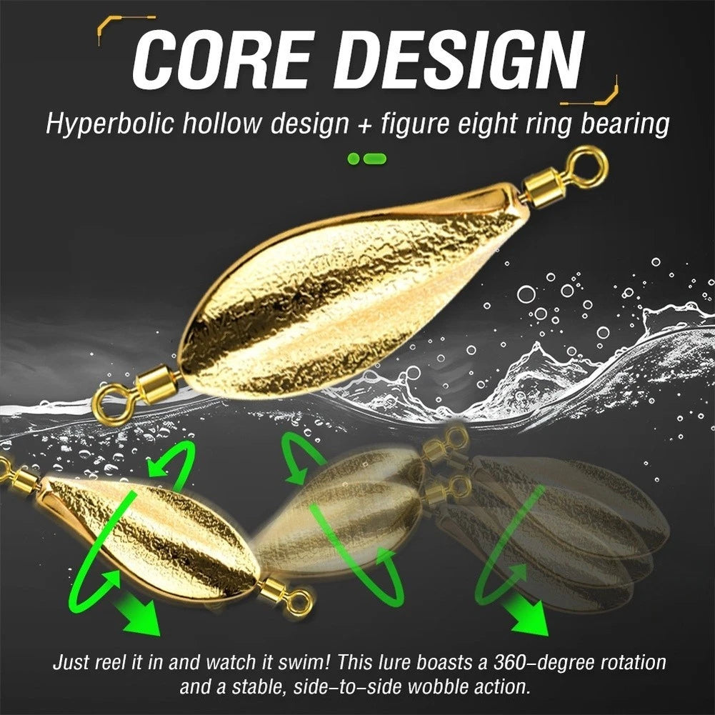 Fishing Lure Rotating 360 Degree for Various Species