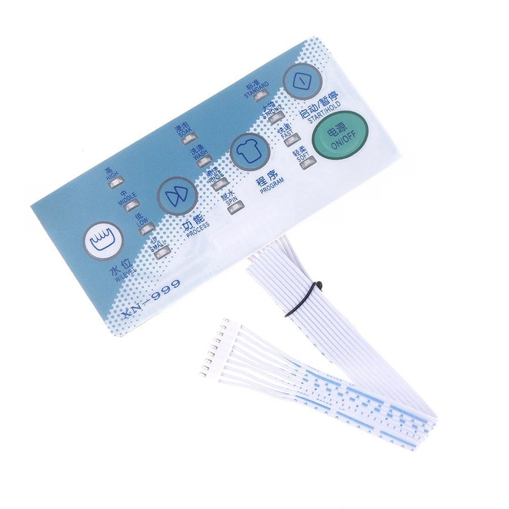 Control Panel for XN 999 Washing Machine (Standard Dimensions)