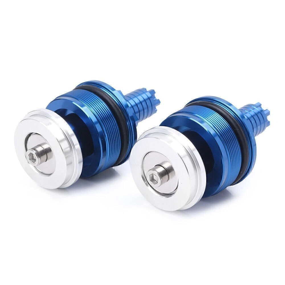 CNC Preload Adjusters Fork Bolts for Yamaha YZF-R25/R3 (2014–2023) - Blue