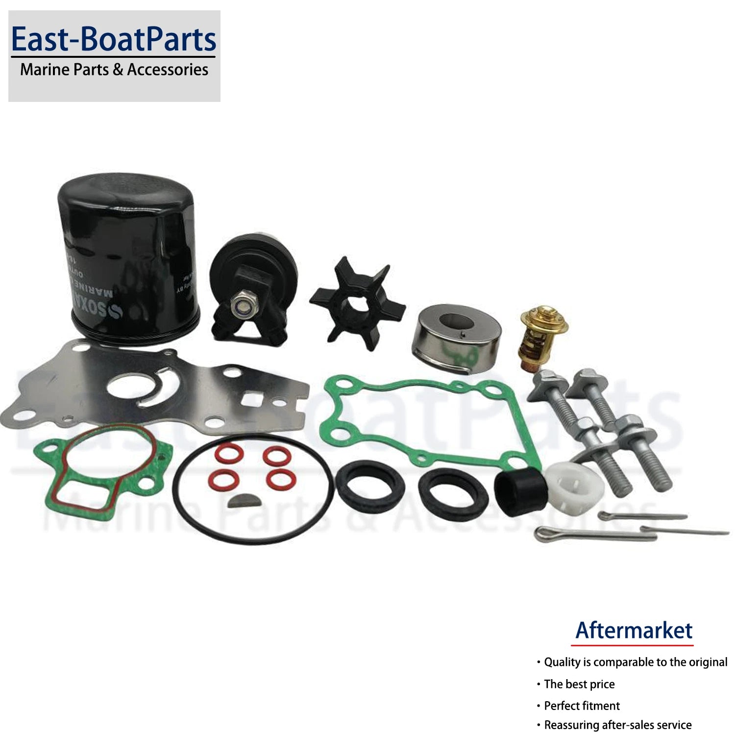 Service Part Kit Impeller for Yamaha Outboard 25-40HP (FT25B FT25F F30A F40B)