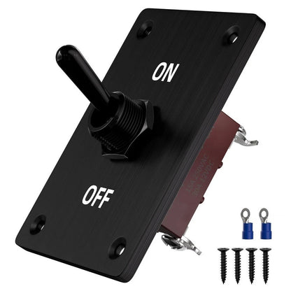 12V 30A SPST Toggle Switch Mounting Kit for Boat RV Auto