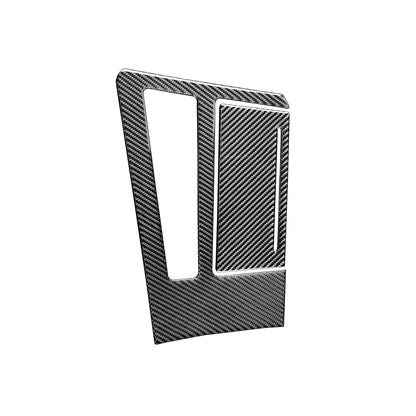 Center Console Carbon Fiber Shifter Trim Panel for Audi A6 A7 (2019–2024)