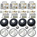 4X Carburetor Repair Kit for Kawasaki Ninja ZX-9R GPZ900R ZX900 (1994–2003)
