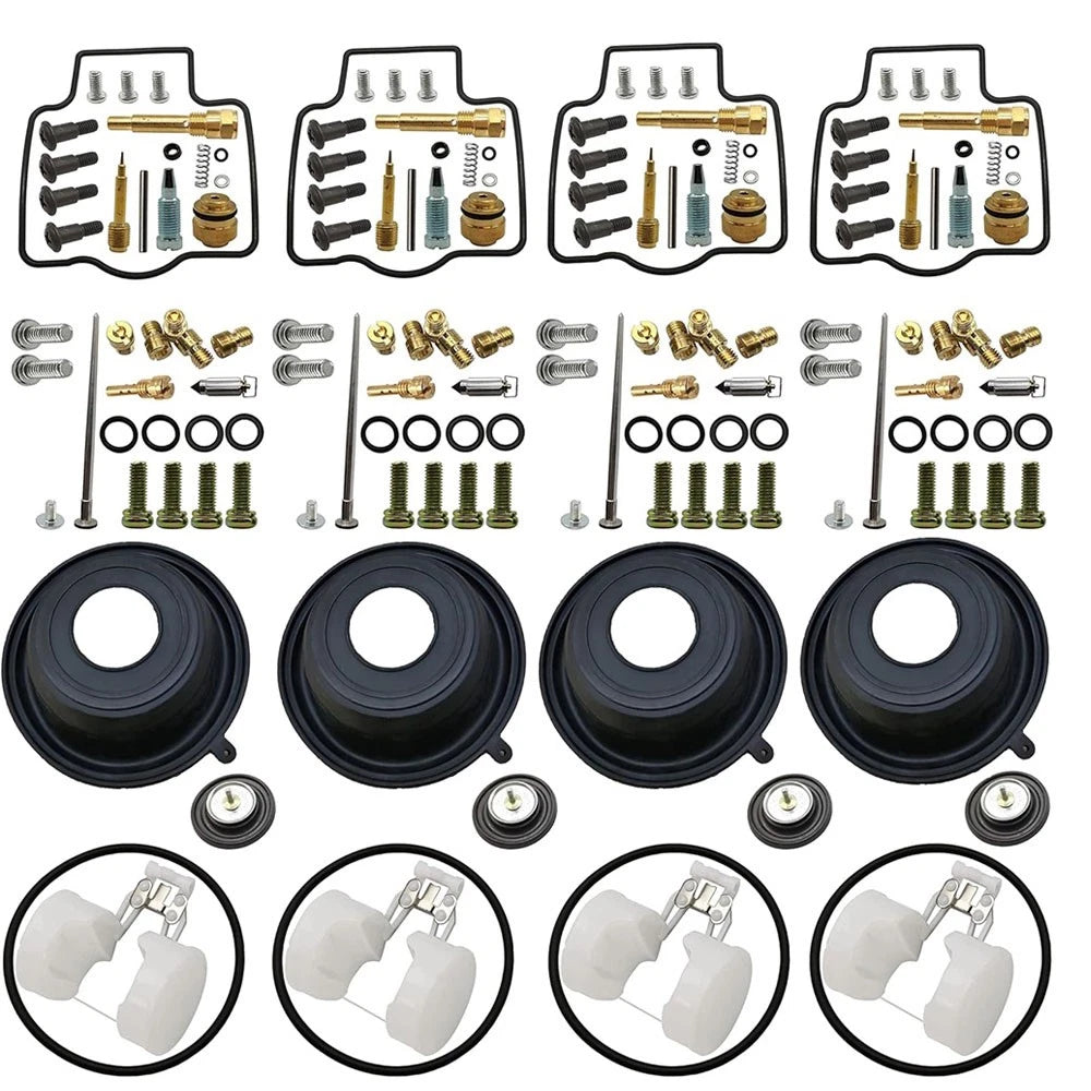 4X Carburetor Repair Kit for Kawasaki Ninja ZX-9R GPZ900R ZX900 (1994–2003)