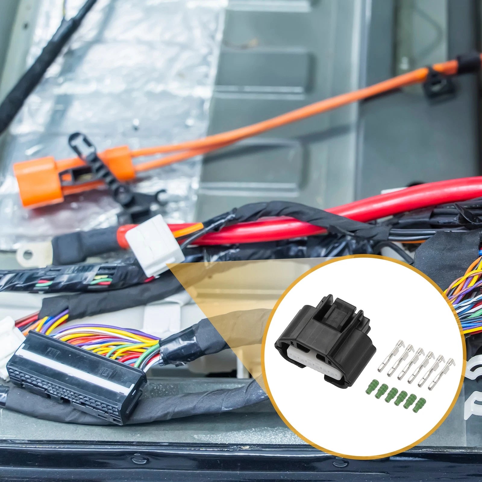 Parking Assist Sensor Connector Plug 6 Pin for Hyundai Equus Ultimate (2011–2016)