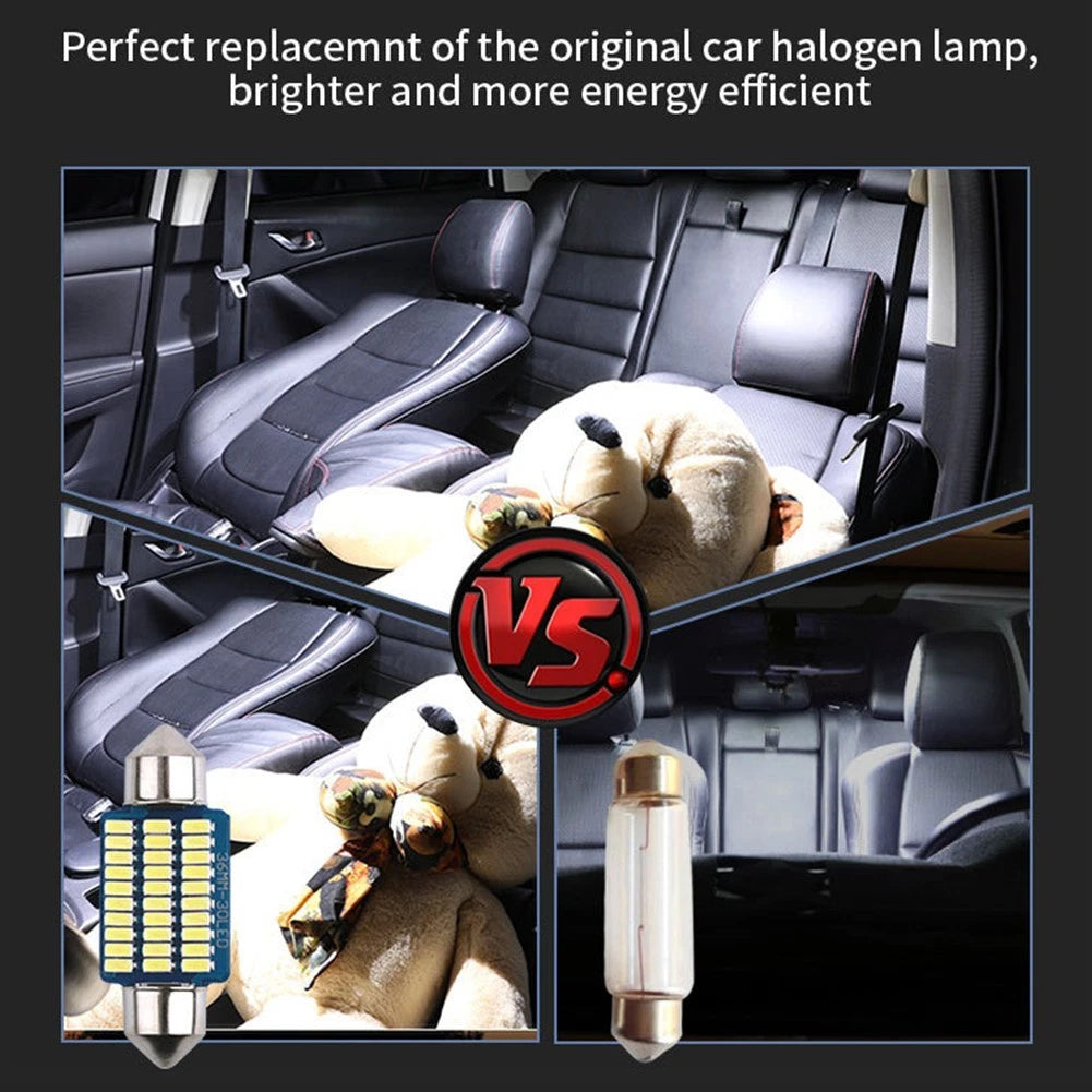 LED Dome Light for Car (0.11A/31MM, Double Tip 21SMD)