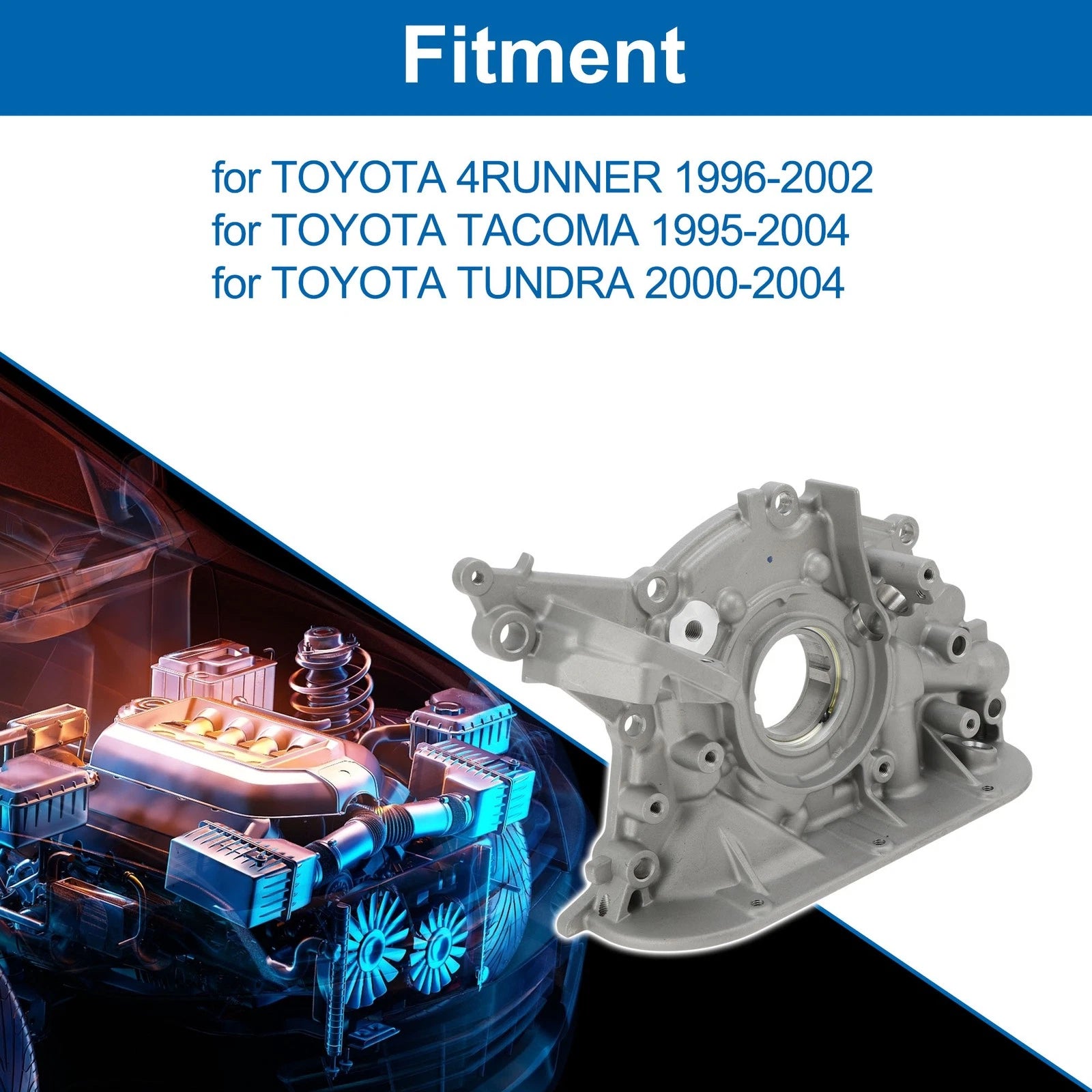 Engine Oil Pump Replacement for Toyota 4Runner (1996–2002) Pressure Pump