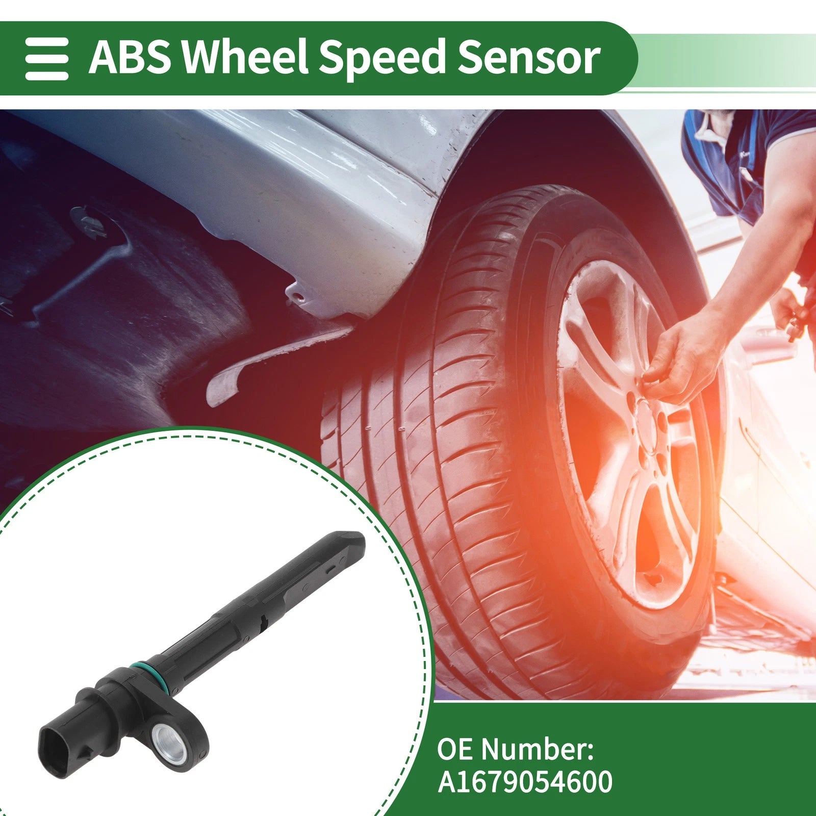 ABS Wheel Speed Sensor Replacement for Mercedes-Benz GLE350 (2020–2023)