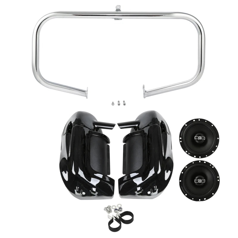 Lower Vented Fairing & 6.5'' Speakers & Engine Bar for Electra Glide (2009–2013)