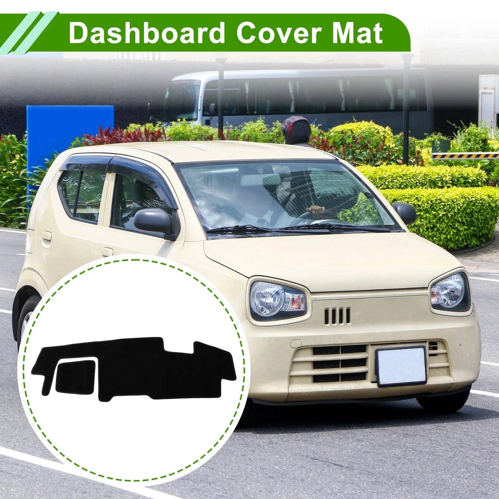 Dashboard Cover for Suzuki Spacia Gear MK53S (2017–Current) Black Polyester