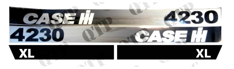 Replacement Bonnet Decal Set for Case IH 4230XL