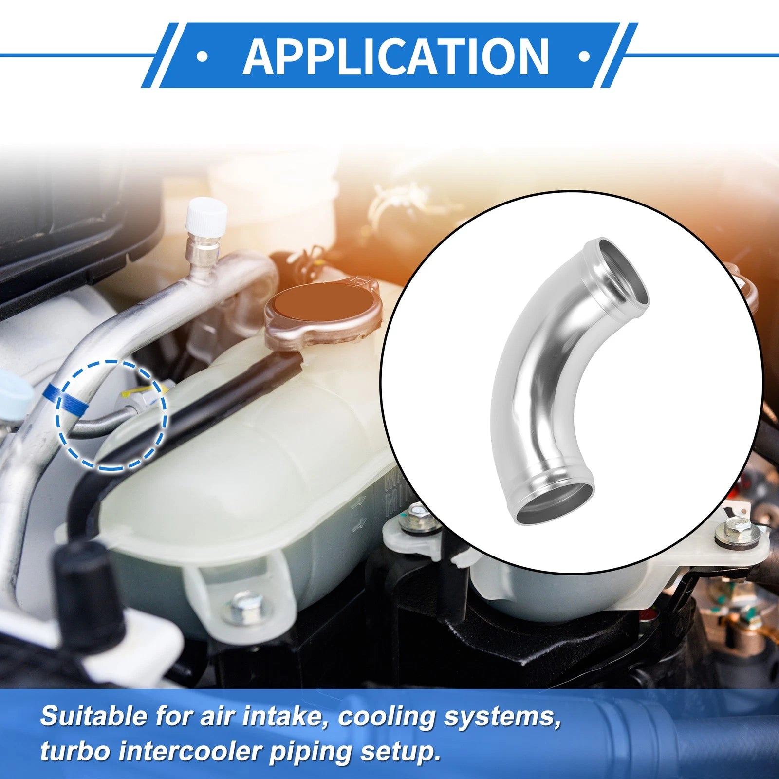 2.01" OD 90° Intercooler Pipe for