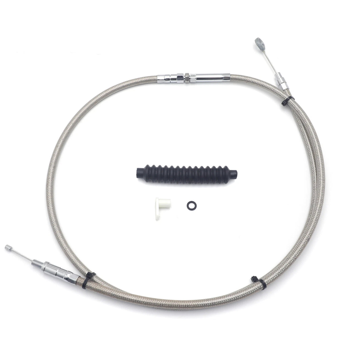 Stainless Braided Clutch Cable for Harley Davidson Big Twin Softail (1987–2005)